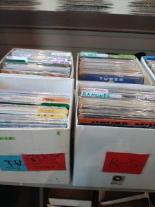 bins found at record shows