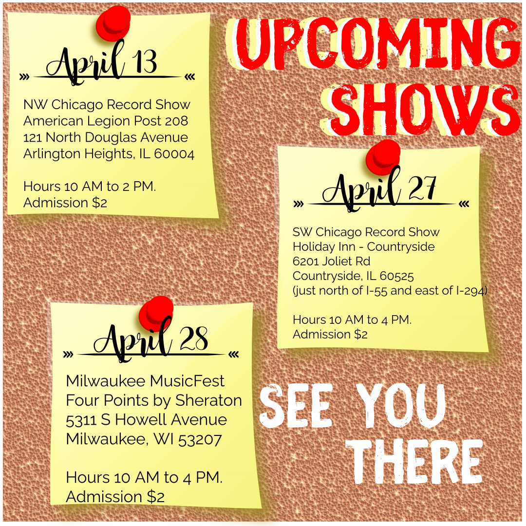 Three great shows in April