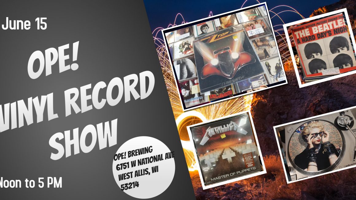 Record Show at Ope Brewing Company June 15